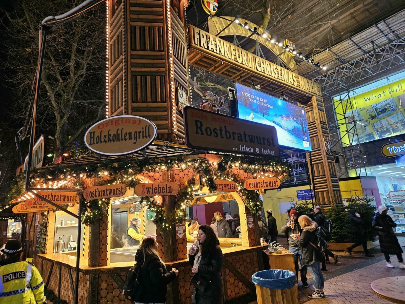 Bratwurst Frankfurt Christmas Market