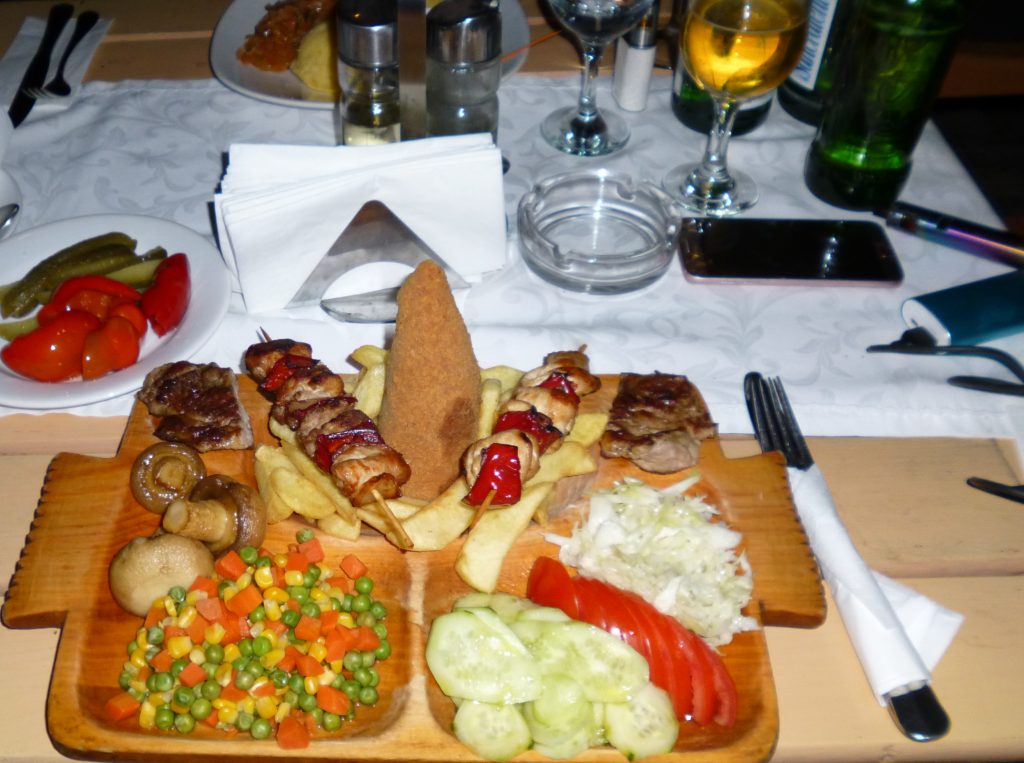 Mixed Grill at Hotel Restaurant Sighisoara