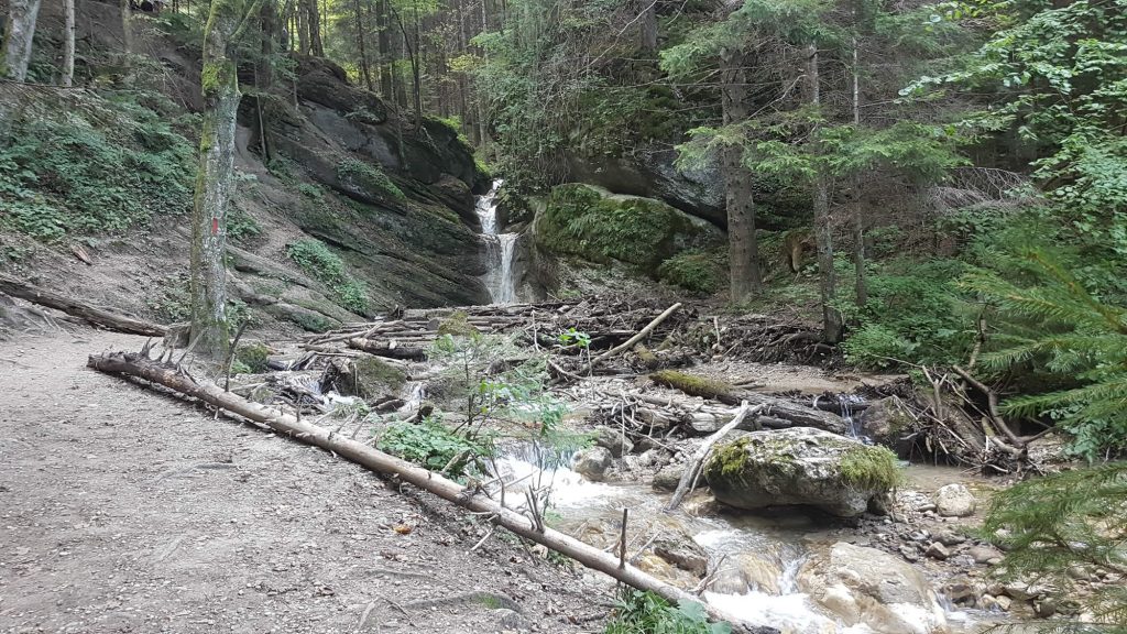 Waterfall in Brasov County