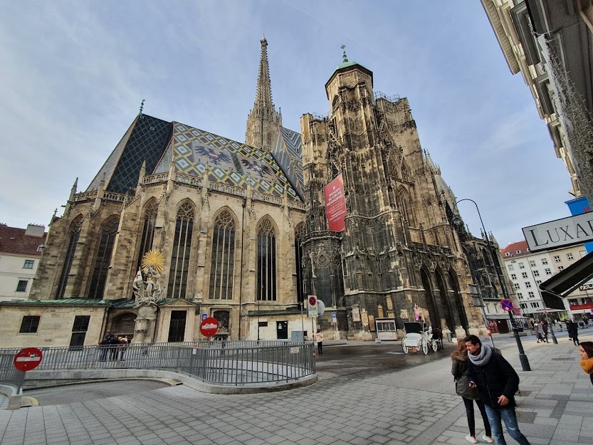The rear of St Stephens Cathedral