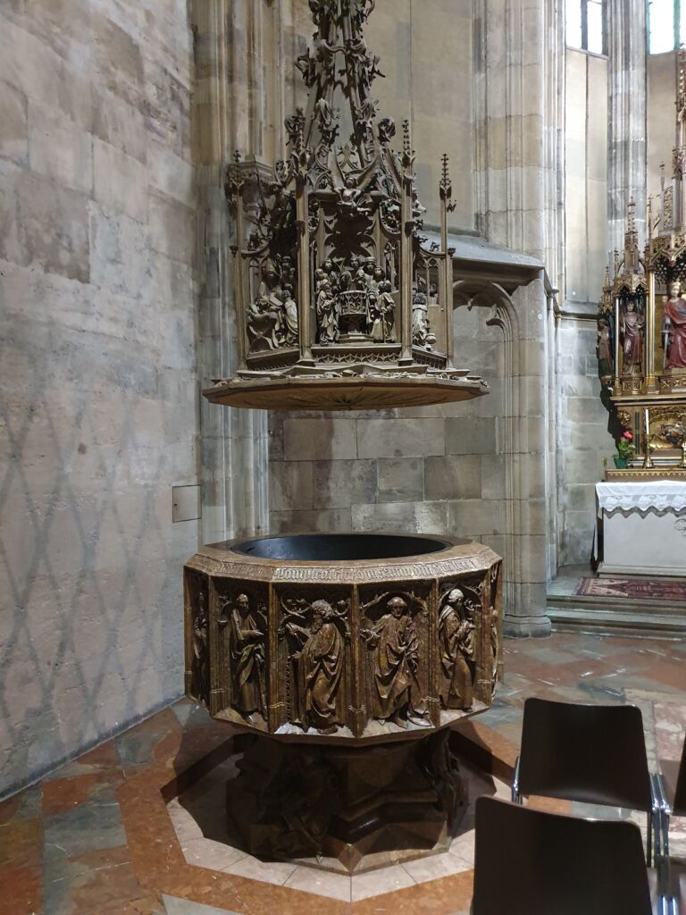 Chapel of St. Catherine - baptism font