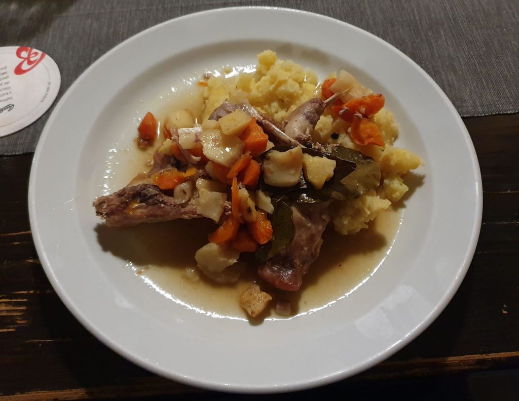 Czech Rabbit Meal Out