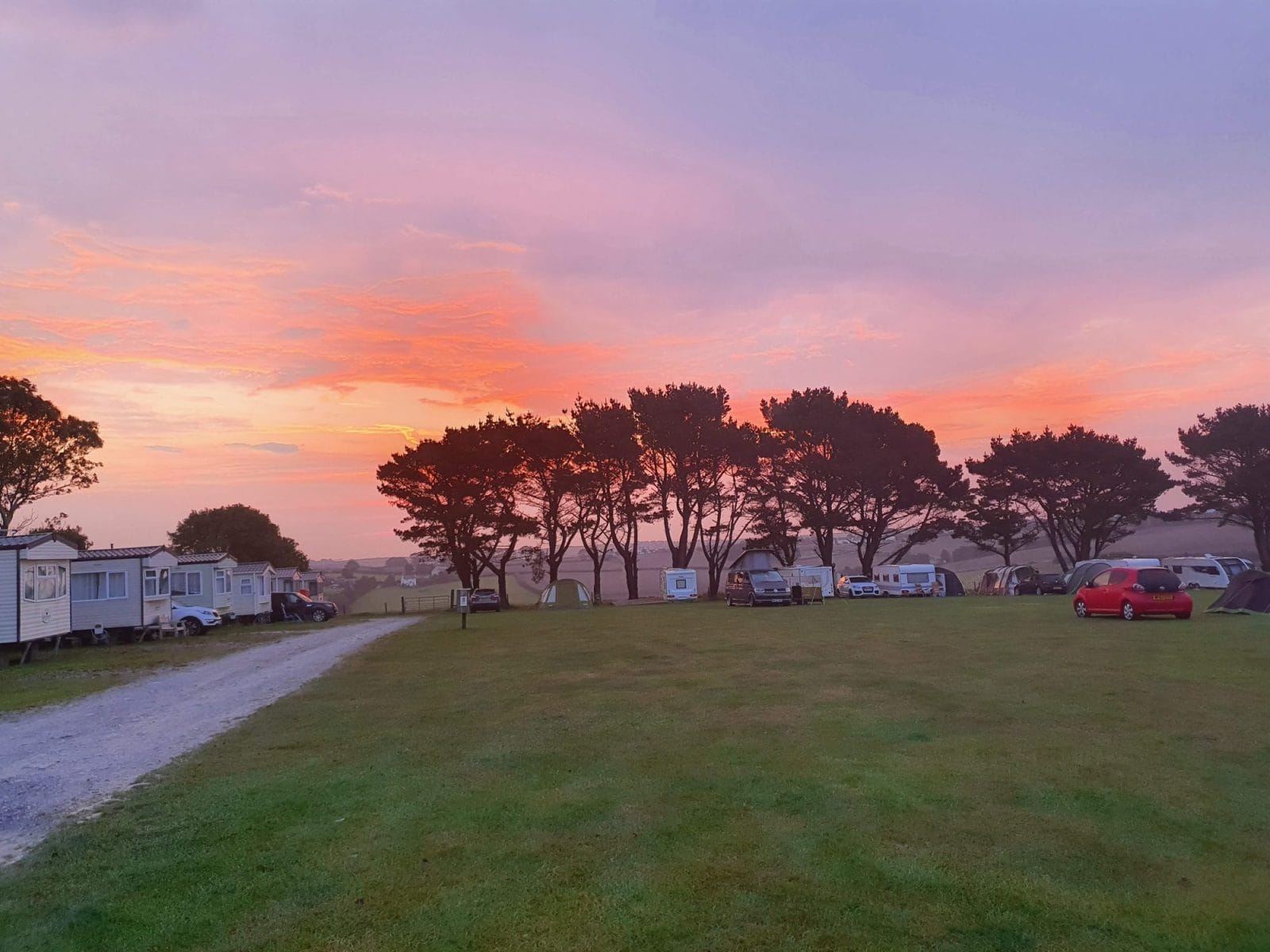 Caravan Site Polperro