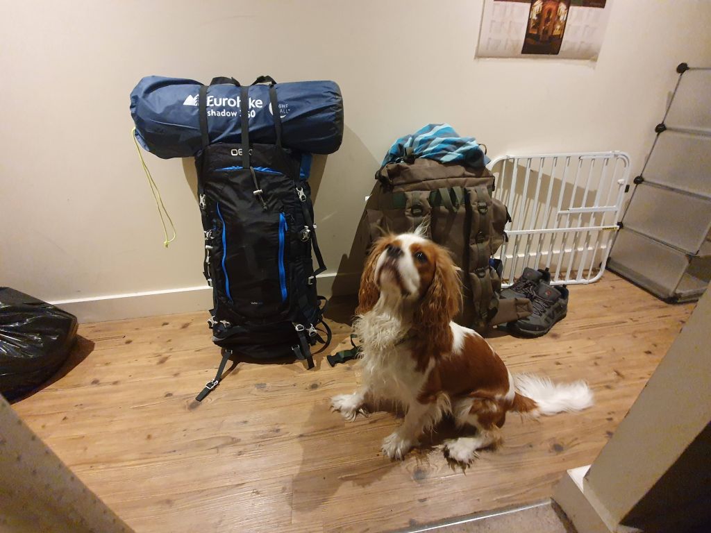 Tent on Backpack