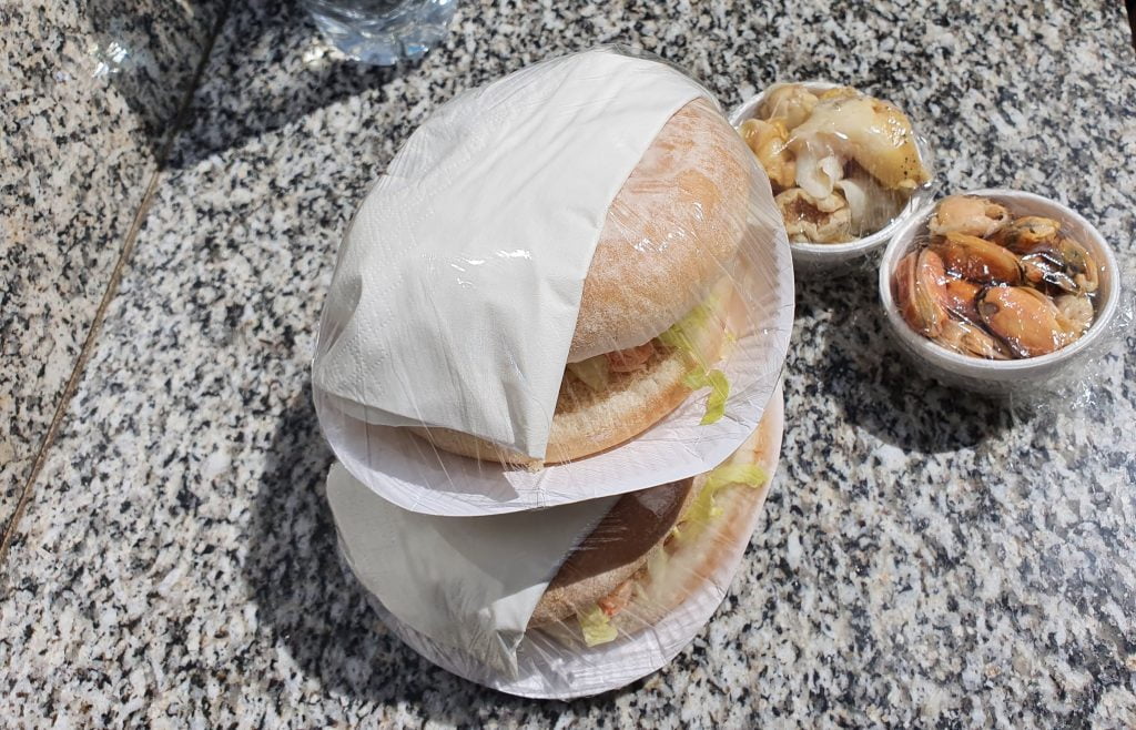 Lobster Sandwich & Shellfish
