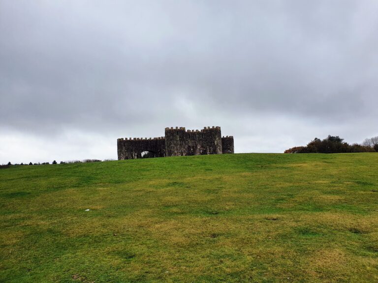 Castle at top of Beacon Hill