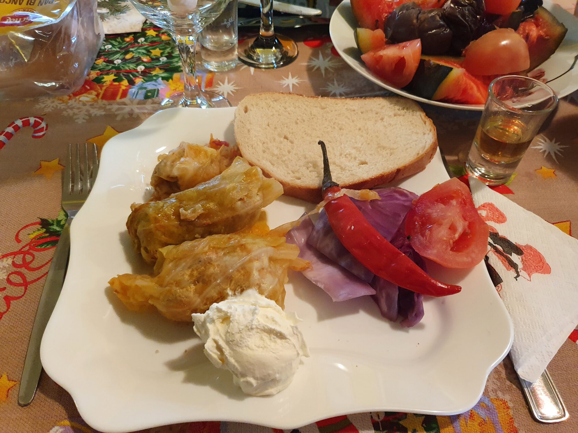 Sarmale Christmas Dinner