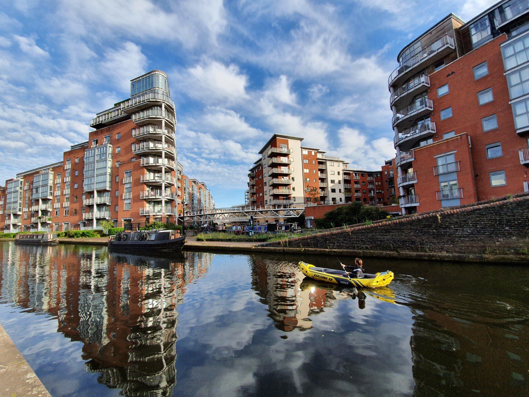 Canoe on Birmingham Canals