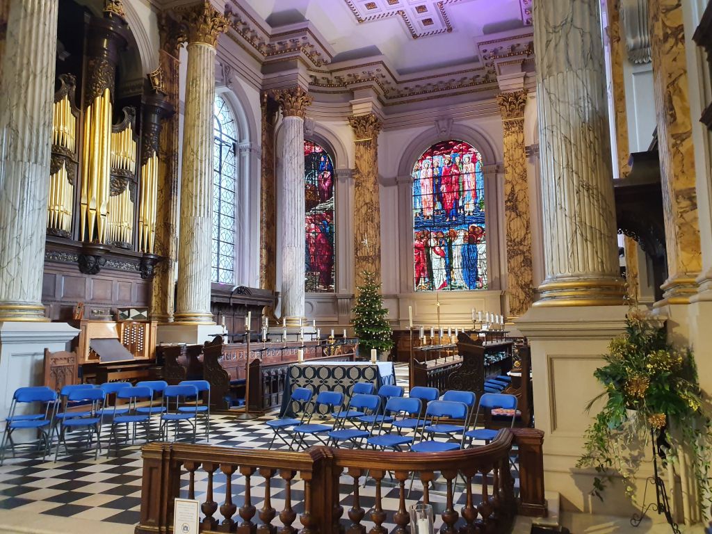 Inside Birmingham Cathedral