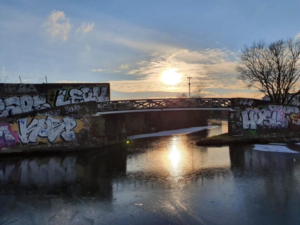 Sunset on the New Main Line Canal