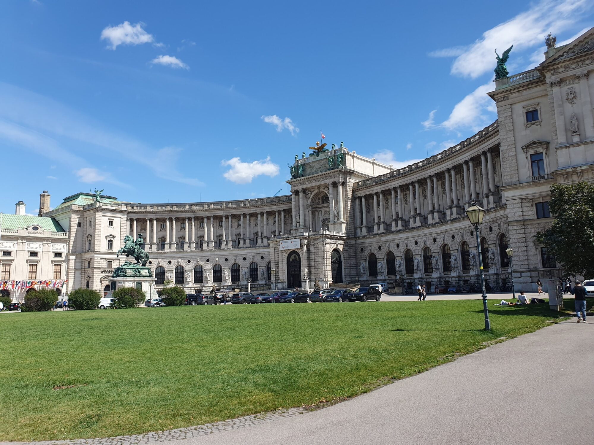 The Neue Burg wing of the Hofburg Vienna