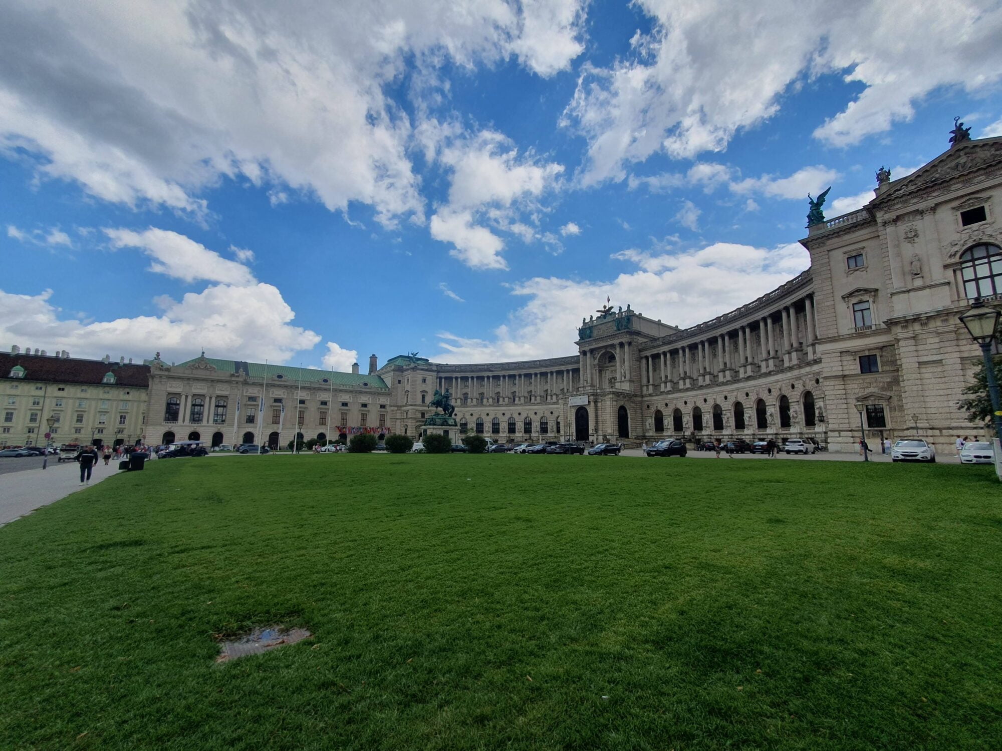 The Neue Burg wing of the Hofburg in Vienna