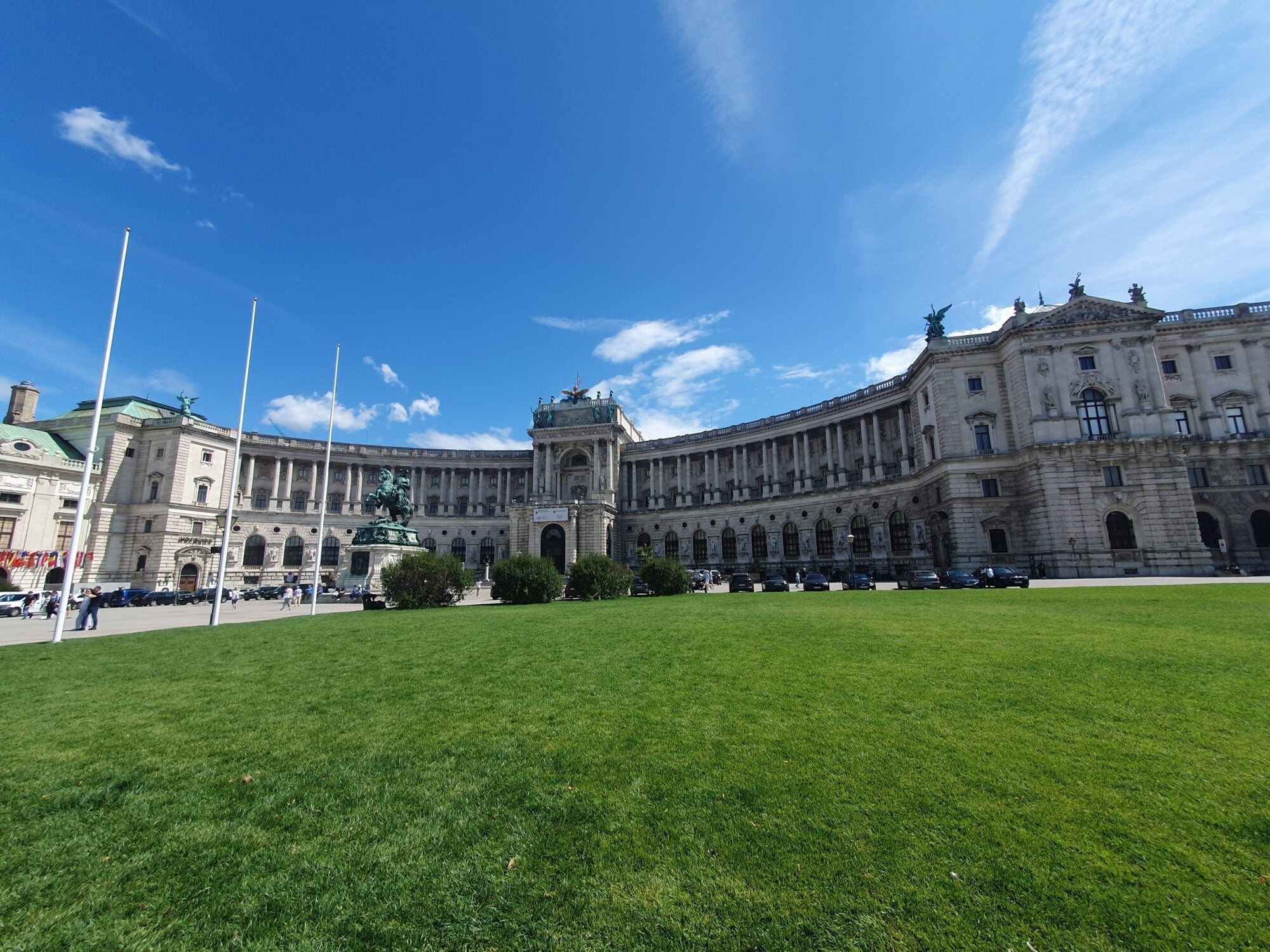 The Neue Burg wing of the Hofburg