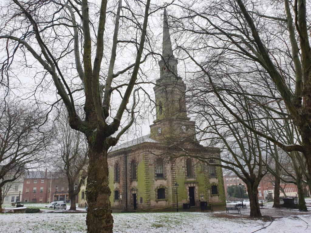 St Pauls Church in the Snow