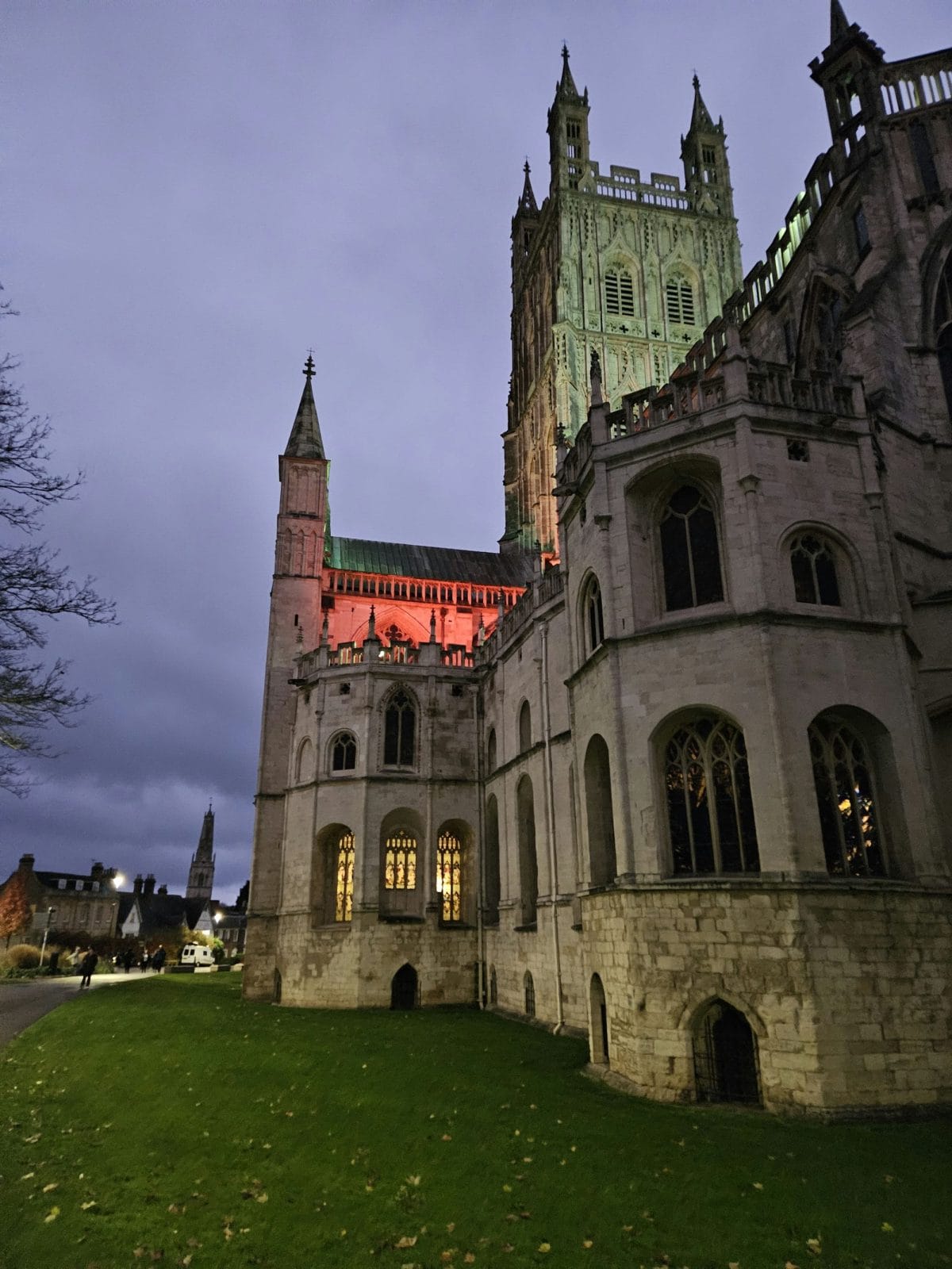 Cathedral at night