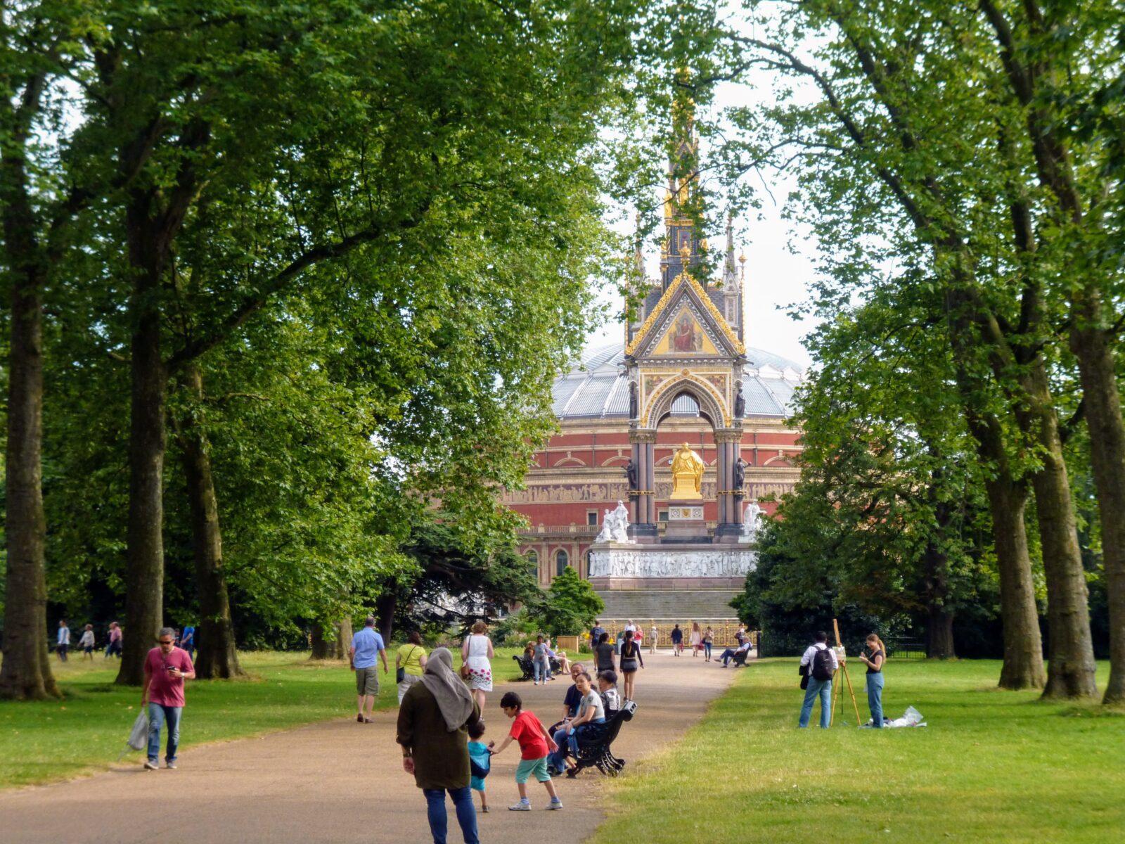 The Albert Memorial in Kensington Gardens