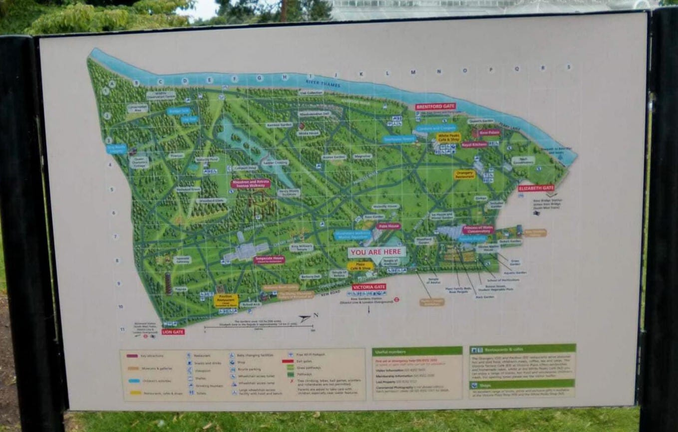 Kew Gardens Map