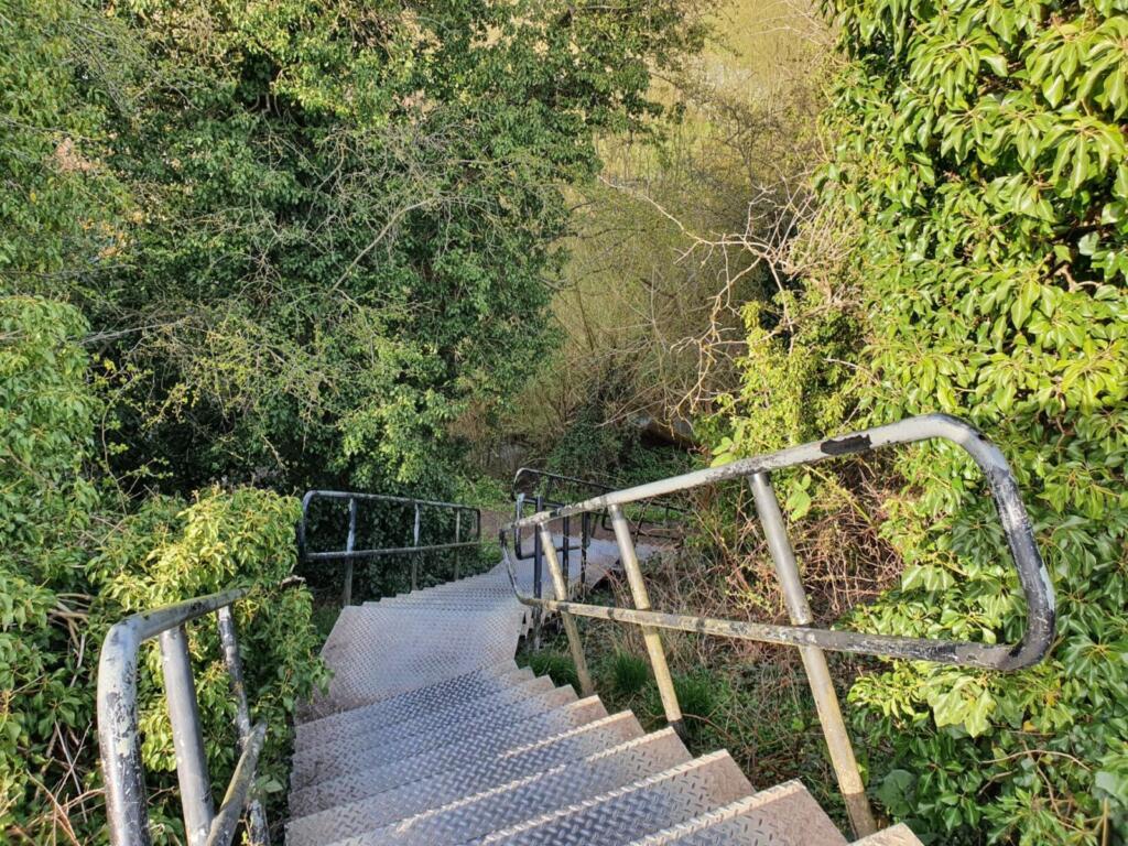 Steep Steps from Aqueduct