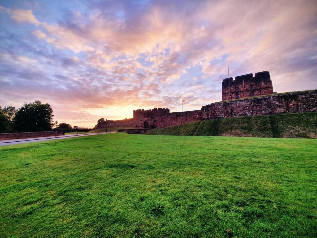 Carlisle Castle sunset