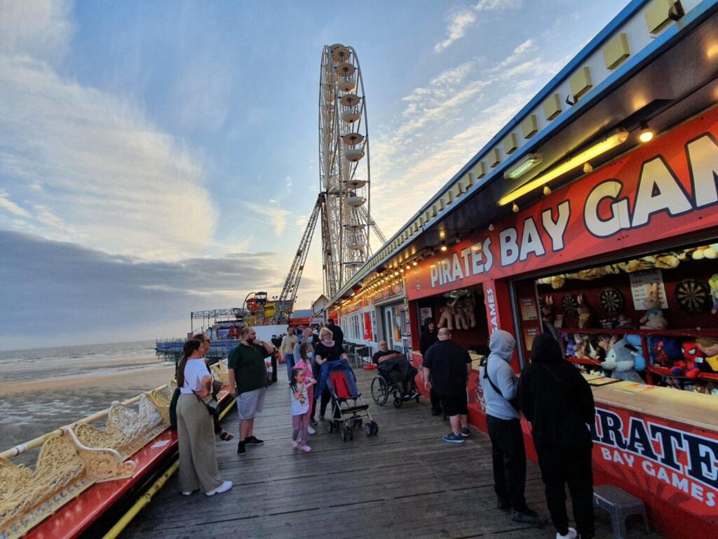 Fun on Central Pier Blackpool
