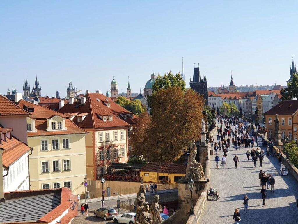 Lesser town tower to Charles Bridge