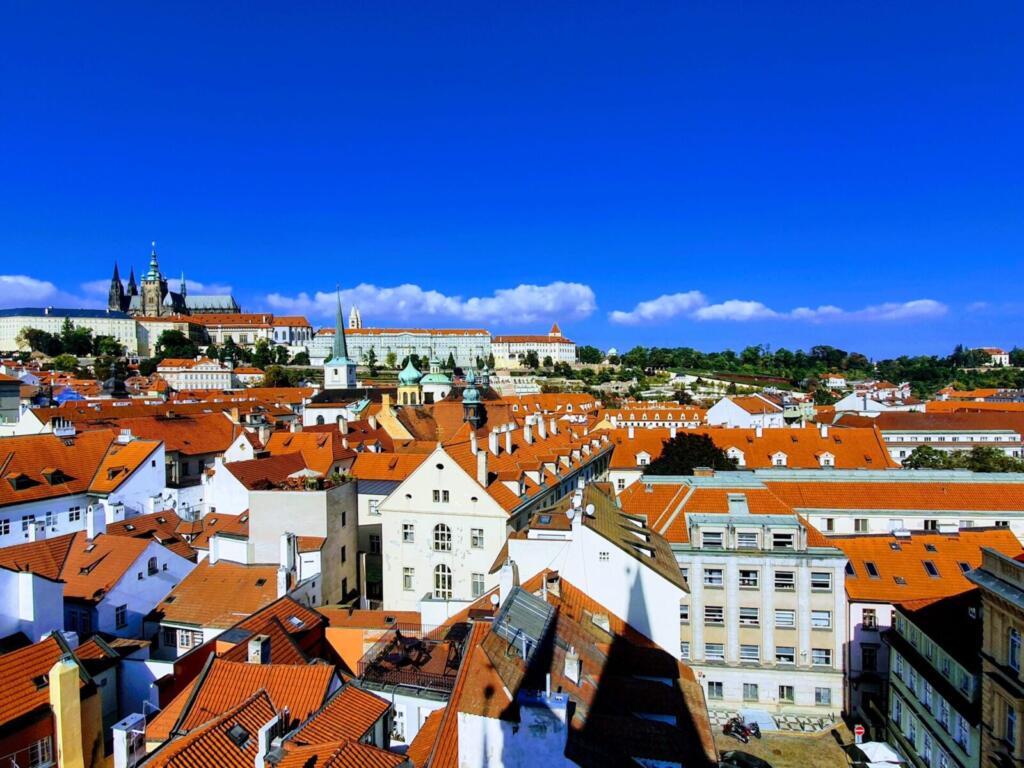 Prague Castle From the Lesser Town Tower
