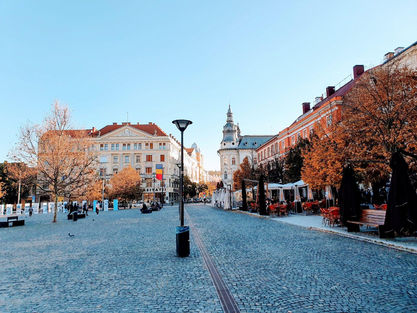 Unirii Square in Autumn