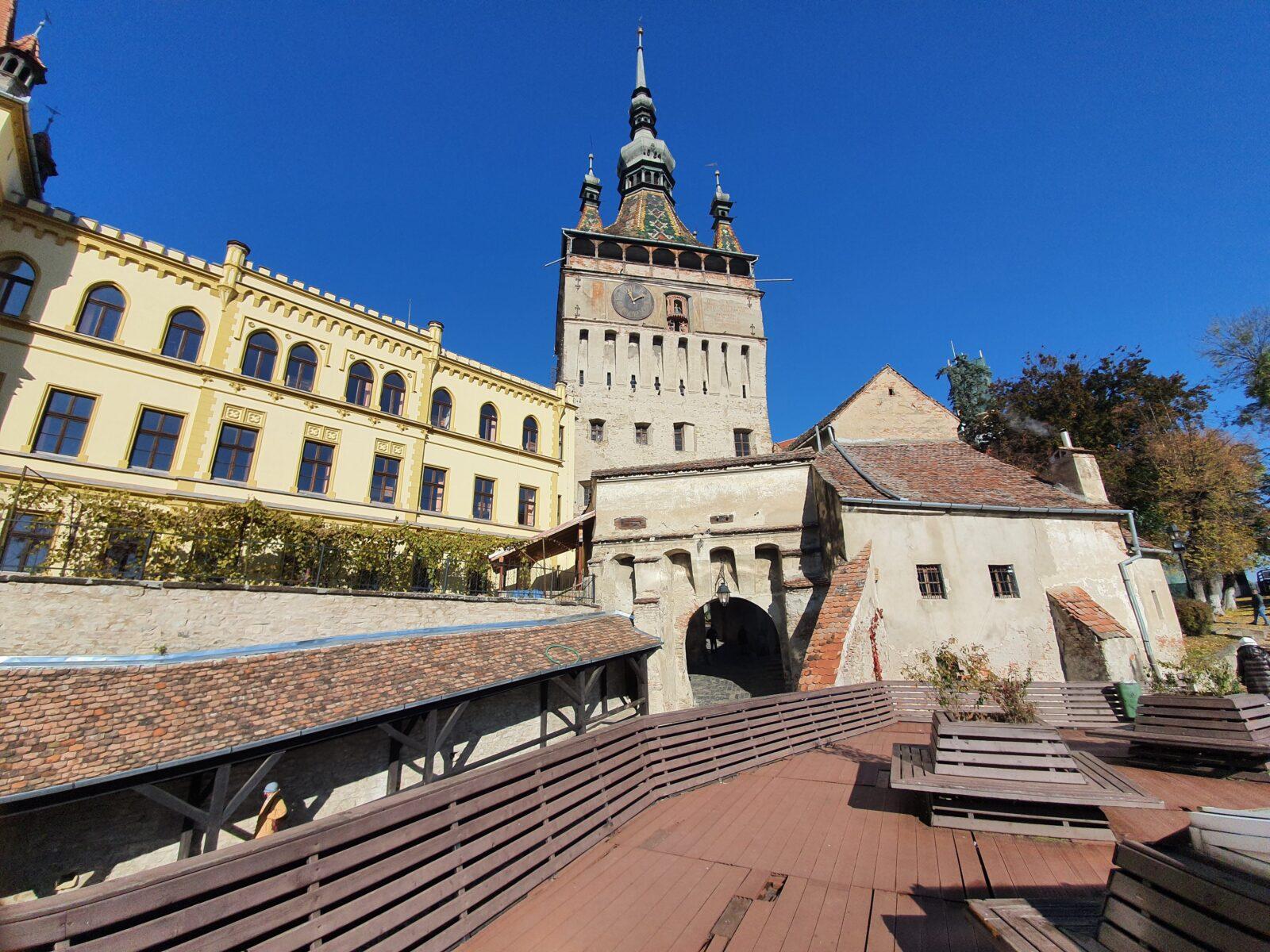 Clock tower from viewing platform