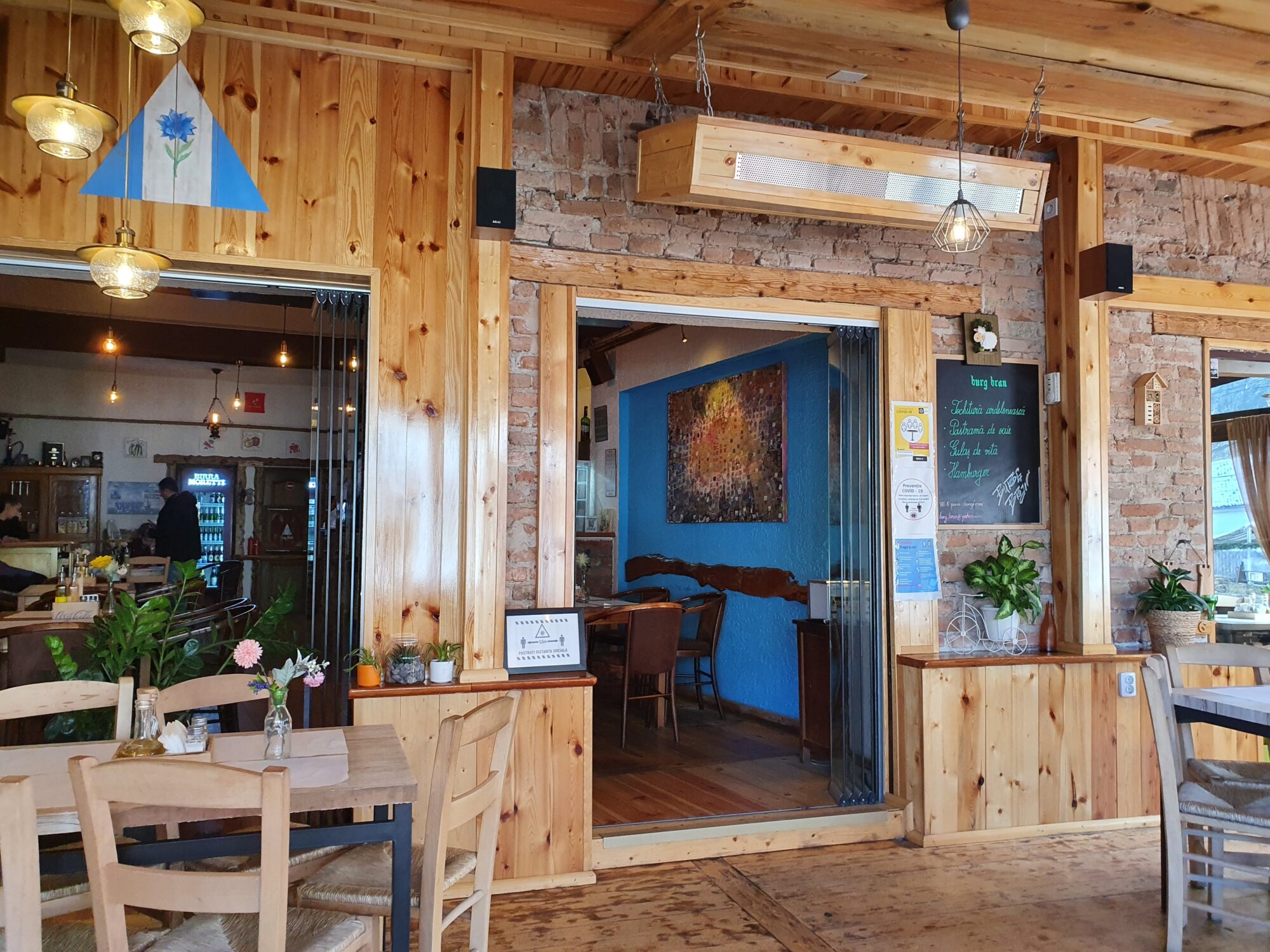 Restaurants at Bran Castle in Romania