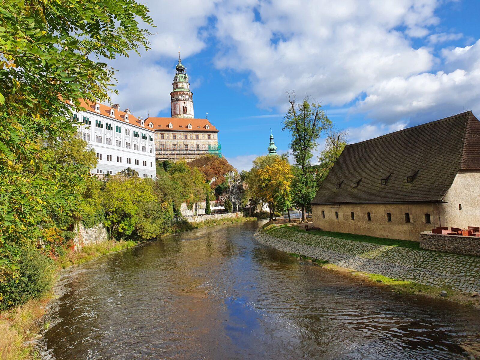 River Vltava in Cesky Krumlov