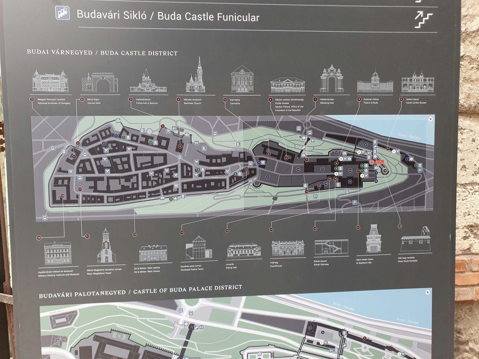 Buda Castle Map