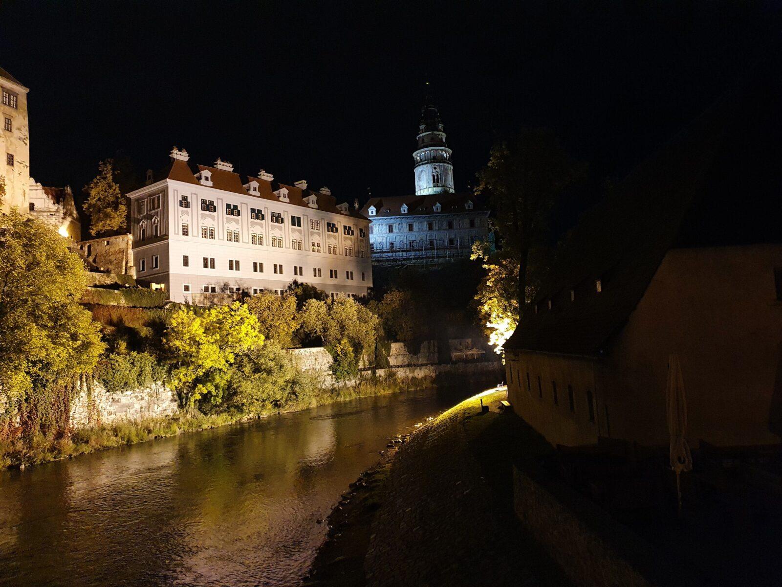 Castle at night