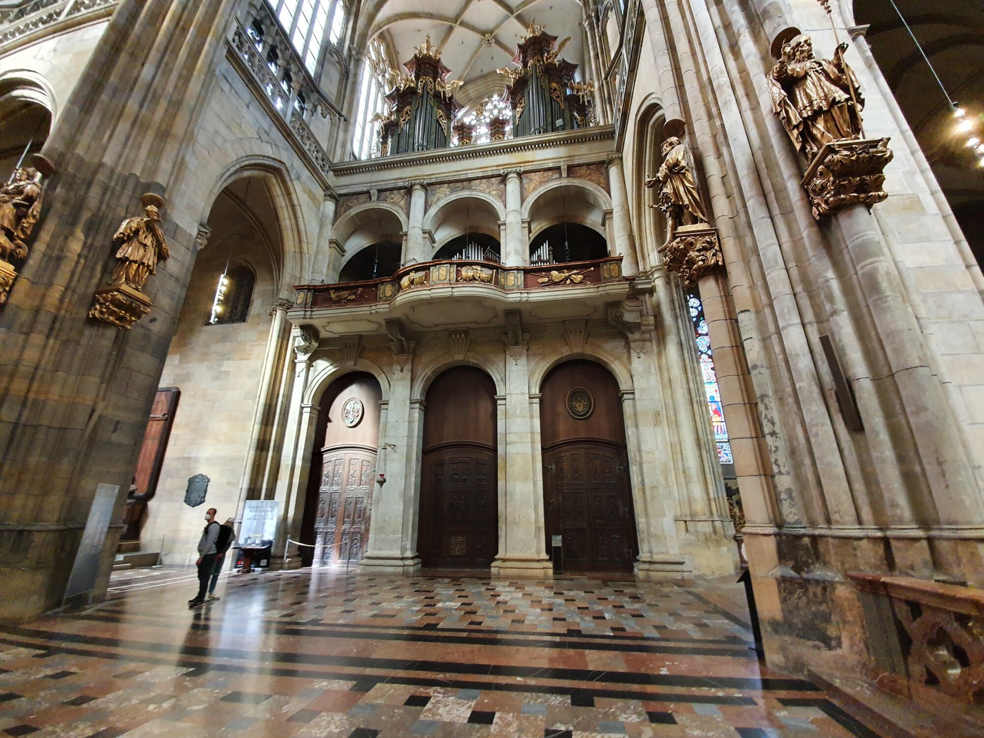 Pipe Organ inside St Vitus Cathedral