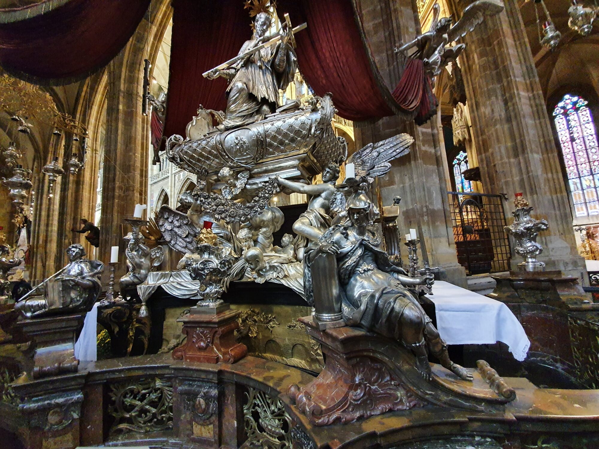 Tomb of John of Nepomuk Prague Cathedral
