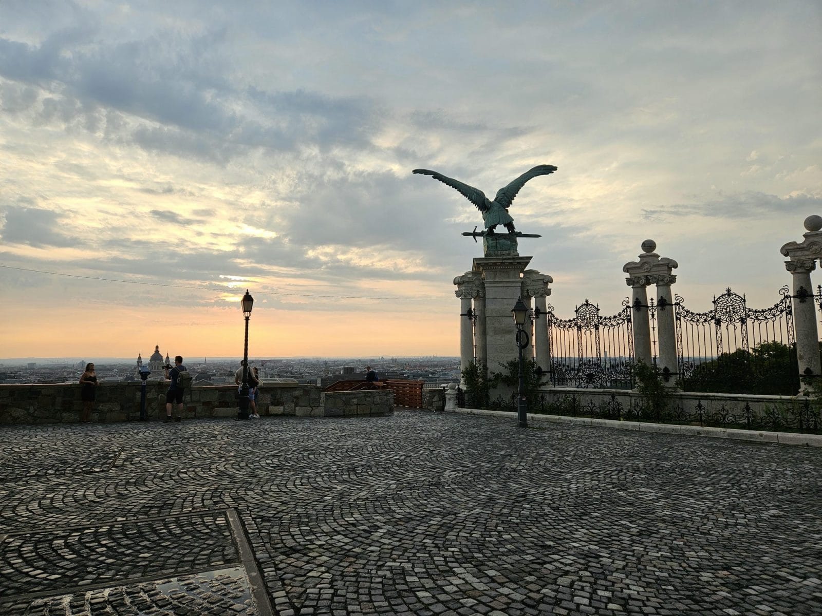 Turul statue Sunrise