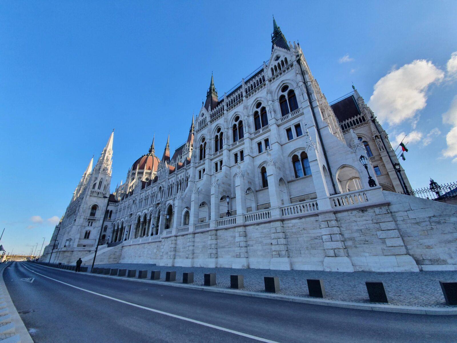 River Bank Side of the Hungarian Parliament