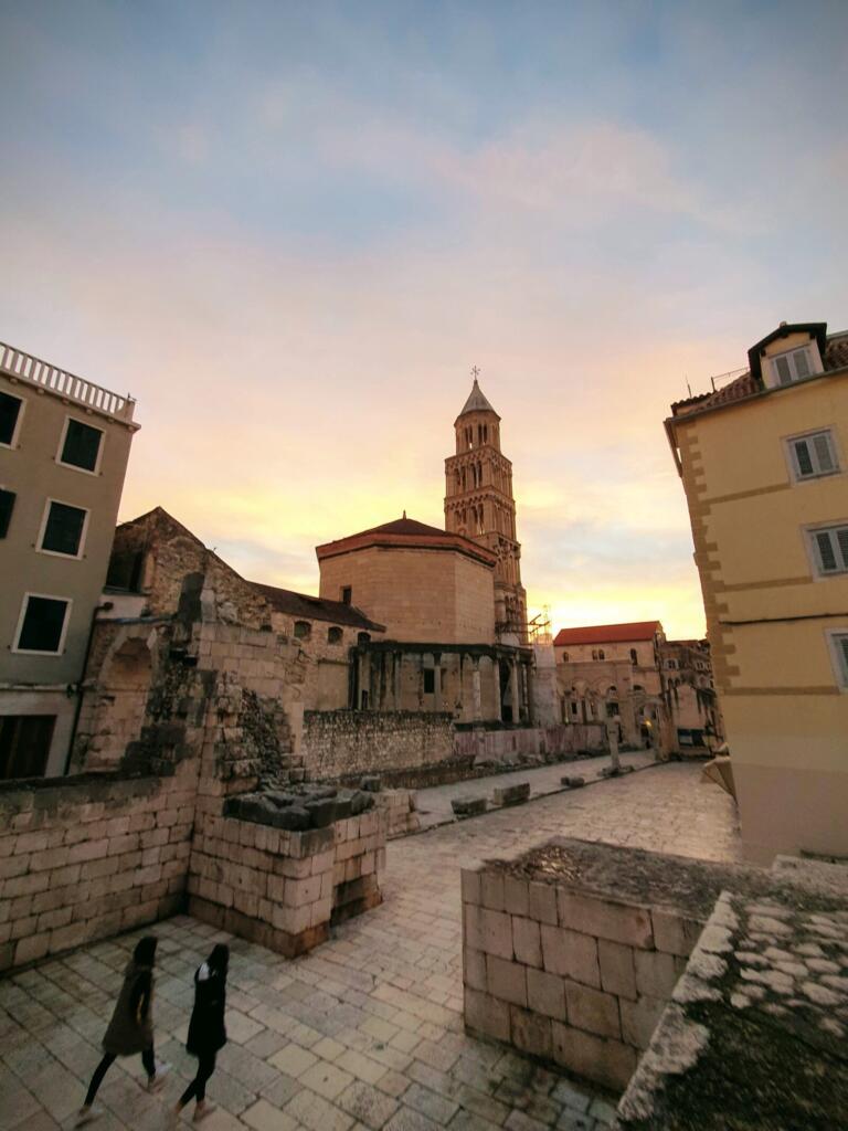 Old Town Split Sunset