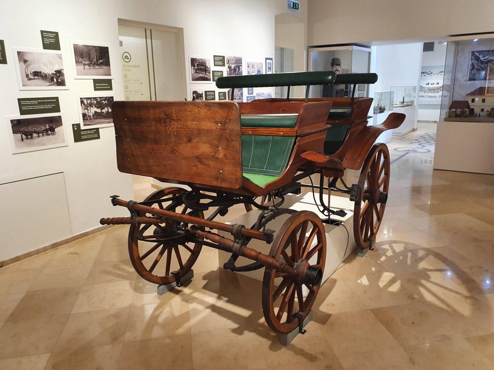 Exhibition of aristocratic travels coach