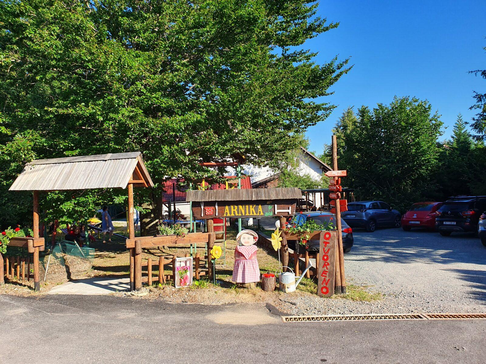 Arnika restaurant in Fuzine