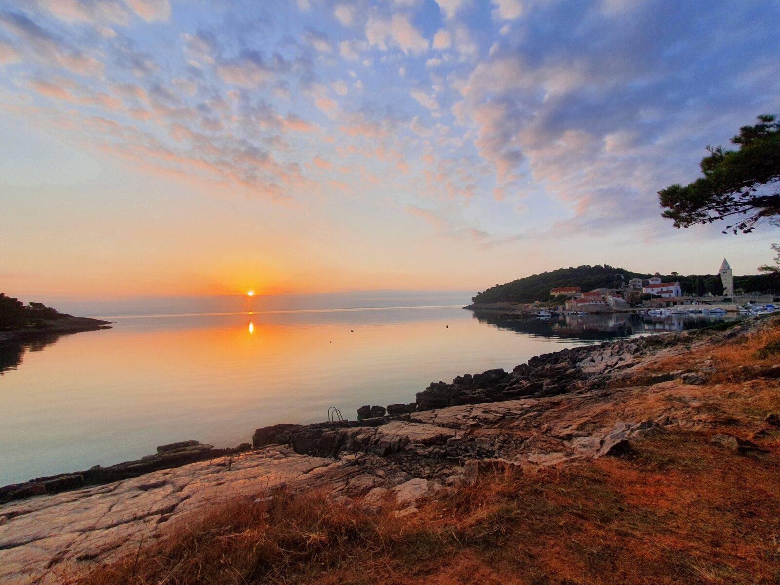 Coast Path at Sunrise in Croatia