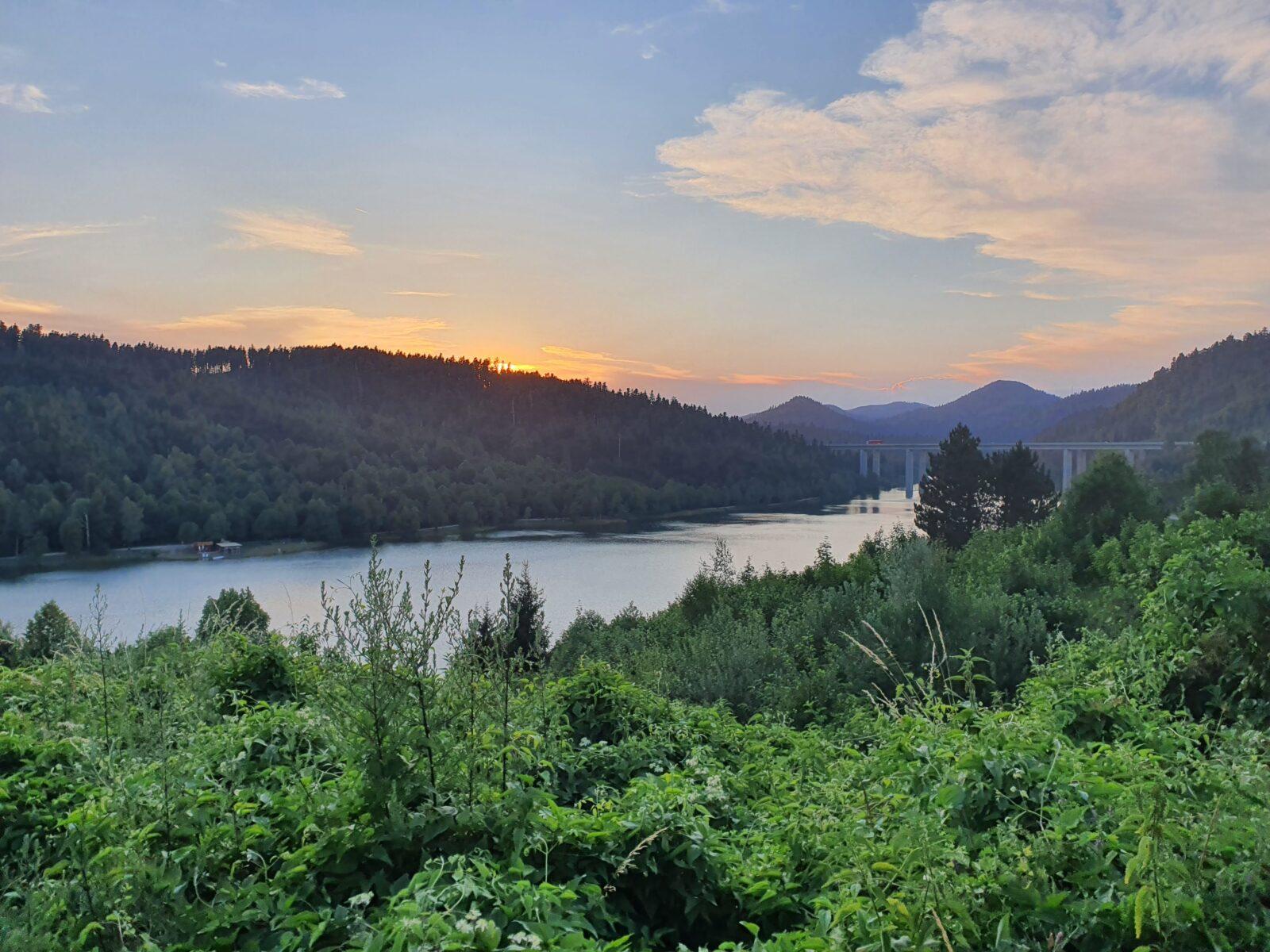 Fuzine sunset