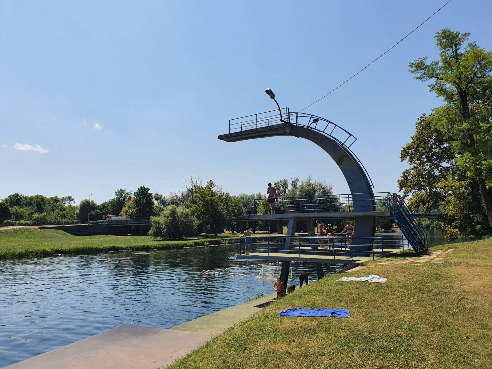 Korana Diving Board in Karlovac