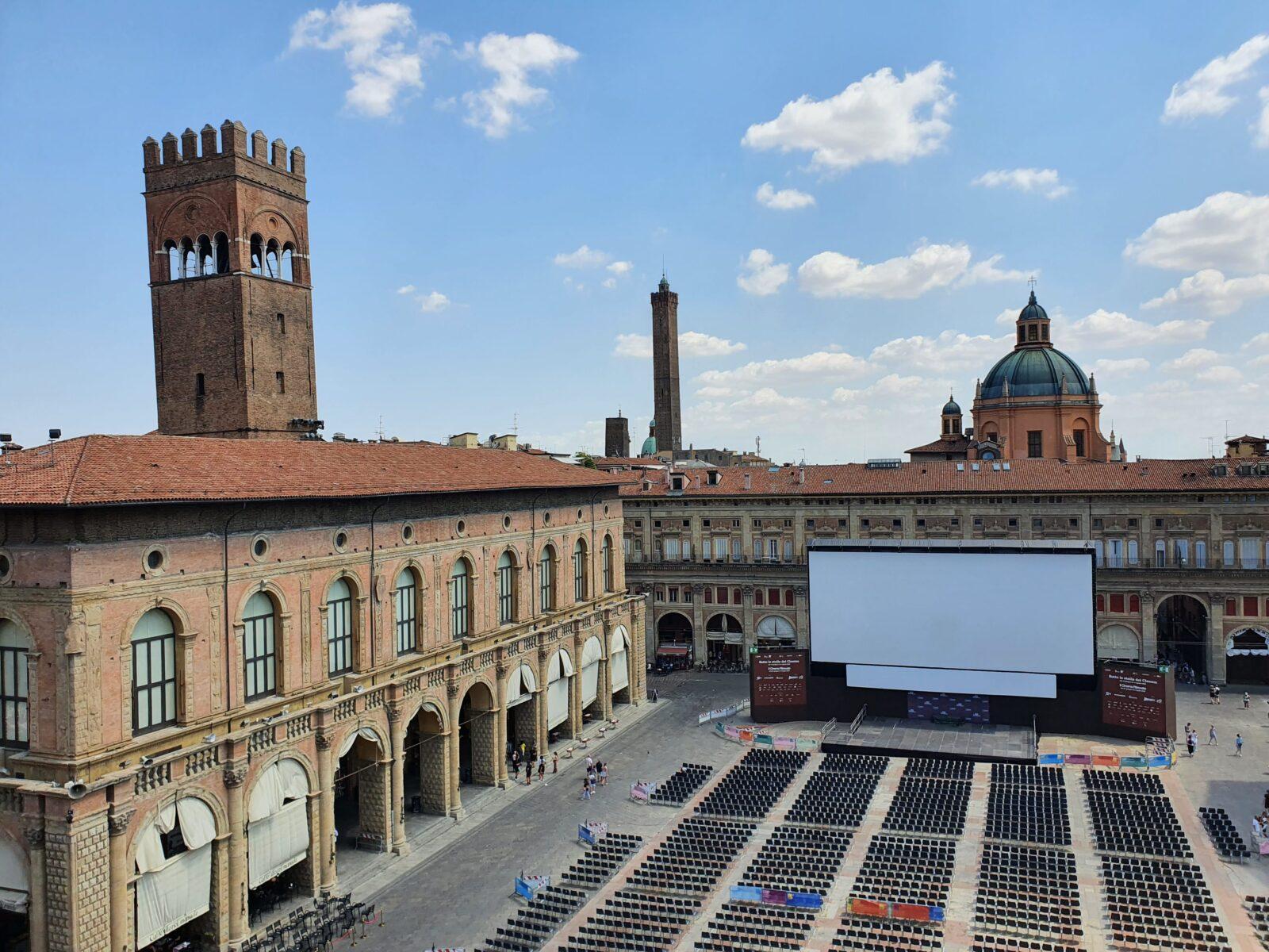 Piazza Maggiore from Torre dell'Orologio