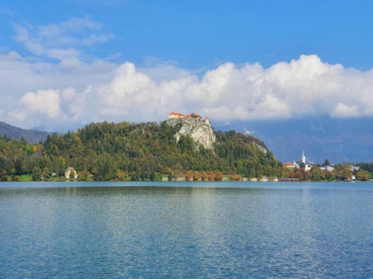 Bled Castle From Lake