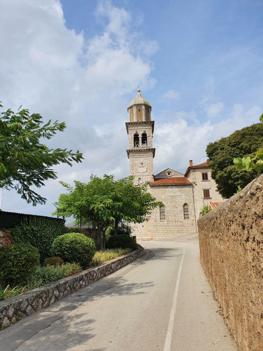 Monastery and church of St. Francis in Cres Side