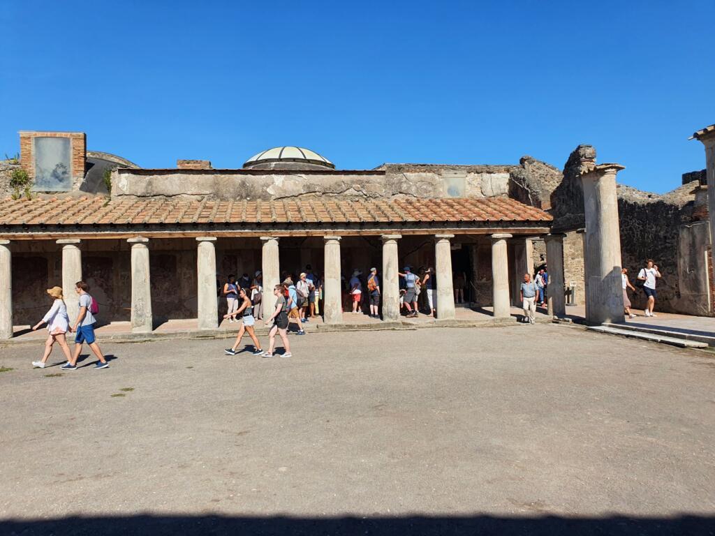 Palaestra at Stabian Baths in Pompeii