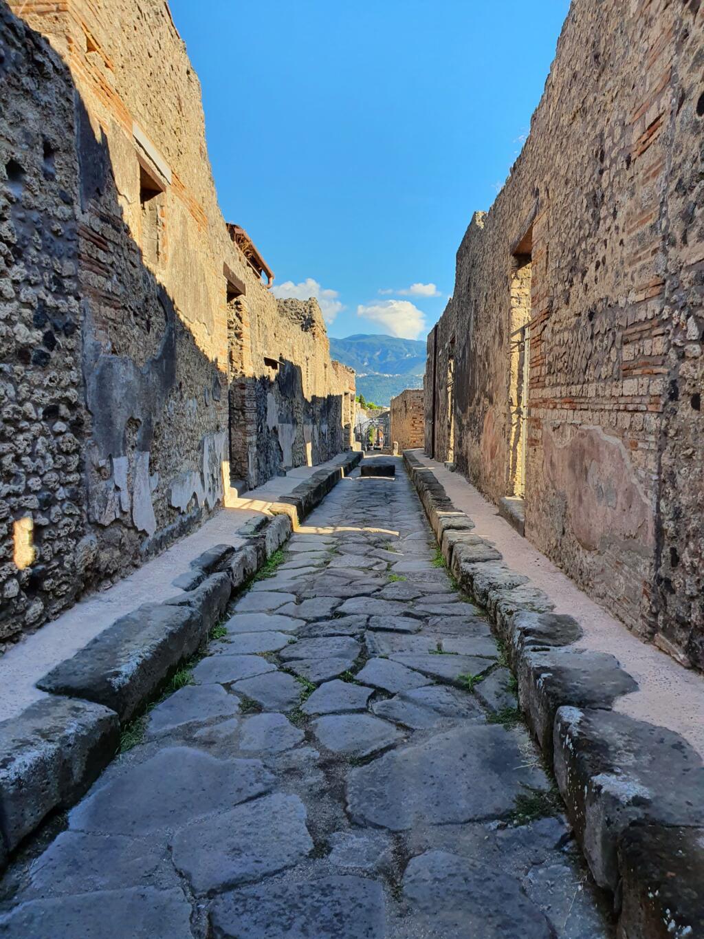 Side Streets Pompeii Ruins