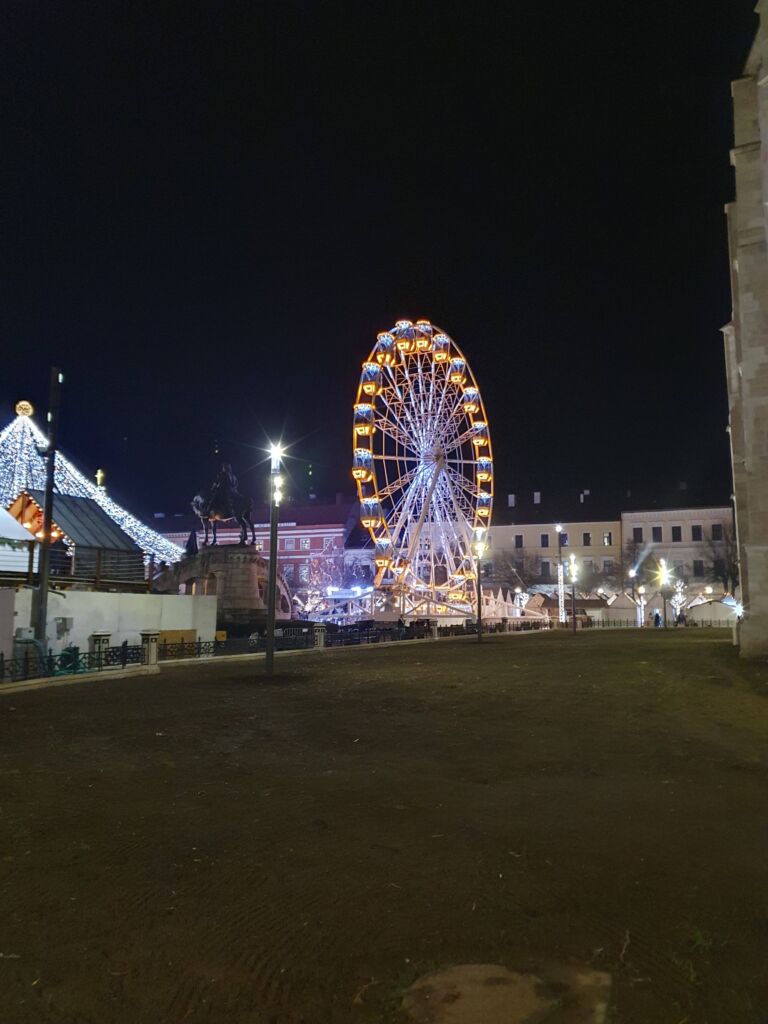 Ferris Wheel at Night