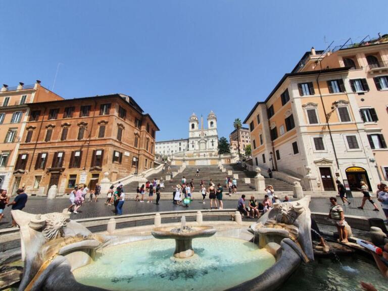 Spanish Steps Fountain