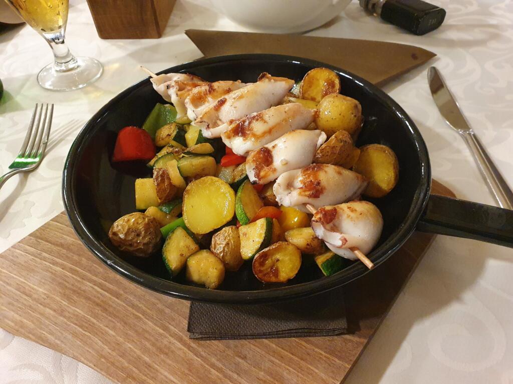 Stuffed Squid Meal